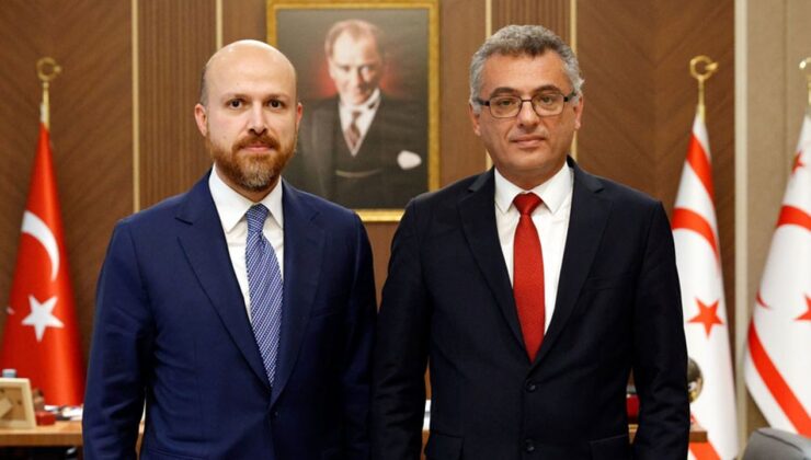 Cumhurbaşkanı Erhürman, İBTAV Üyesi Necmeddin Bilal Erdoğan’ı Kabul Etti