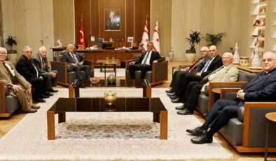 Cumhurbaşkanı Tufan Erhürman, Muharip Dernek Başkanlarını kabul etti