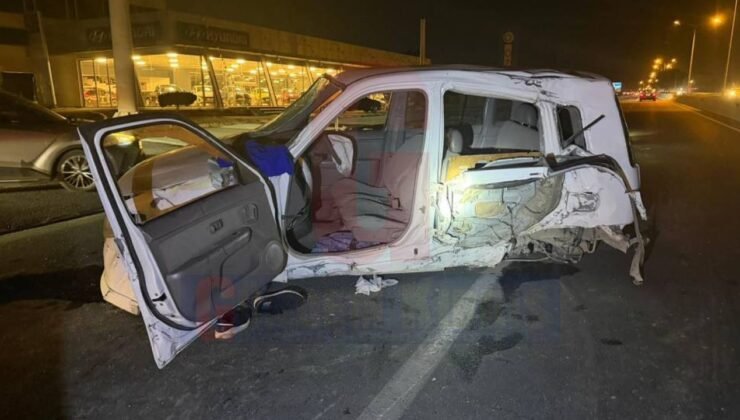 Değirmenlik-Haspolat yolunda kaza: 2 yaralı