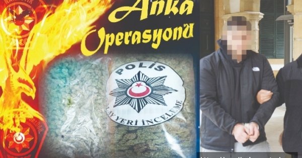 Güney’den Kuzey’e uyuşturucu kuryeliği yapan yunanlı ‘Anka Operasyonu’ ile yakalandı