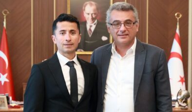 Erhürman, Hakan Tazegül’ü kabul etti