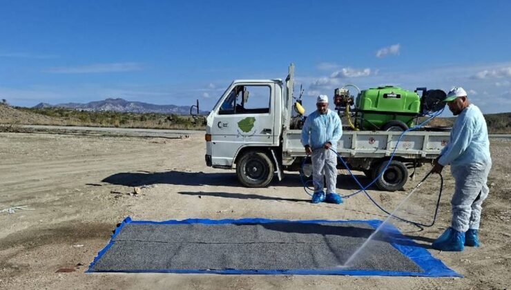 Geçitkale-Serdarlı Belediyesinden şap önlemleri