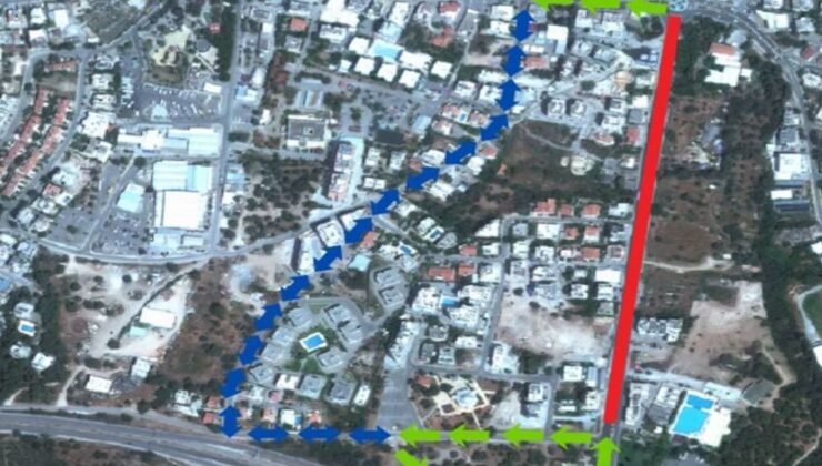 Girne–Lefkoşa yolu, 21.00’den 05.00’e kadar kısmi olarak kapatılacak