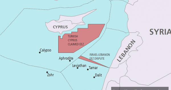 Güney ile Lübnan arasında imzalanan MEB sınırlarını içeren harita yayınlandı