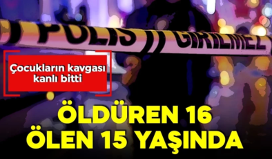 Şiddet çocuk yaşlara kadar indi !..Çocukların kavgası kanlı bitti! Öldüren 16, ölen 15 yaşında