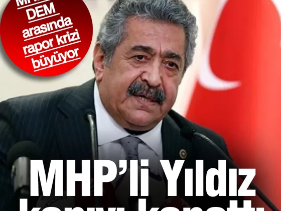 DEM ve MHP arasında rapor krizi! Yıldız kapıyı kapattı