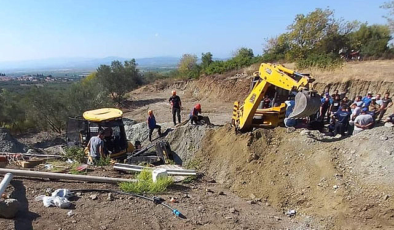 Doğancı’da Narenciye Bahçesinde su kuyusunda  Vinç Kopunca İşçi Yaralandı