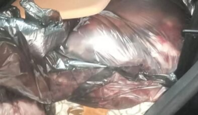 Kamyonetten 195 kilo kaçak et çıktı!