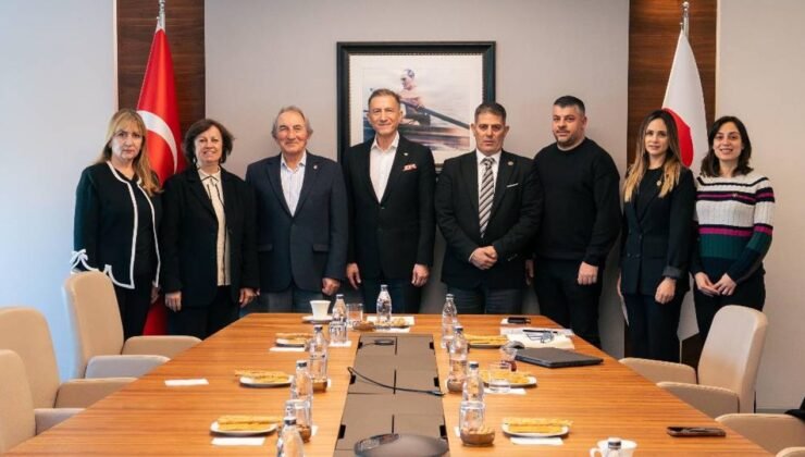 KKTC Milli Olimpiyat Komitesi’nden Türkiye Milli Olimpiyat Komitesi’ne ziyaret
