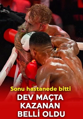 Nefes kesen maç hastanede bitti! Anthony Joshua – Jake Paul maçında kazanan belli oldu