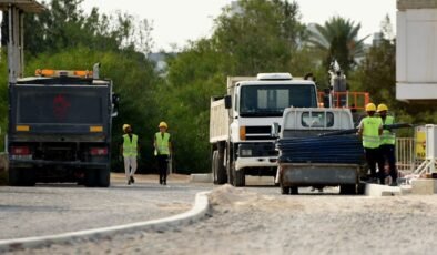 Metehan Geçiş Kapısı’nda ilave şerit ve yaya yolu çalışması başladı