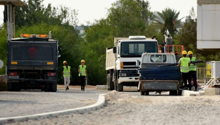 Metehan Geçiş Kapısı’nda ilave şerit ve yaya yolu çalışması başladı