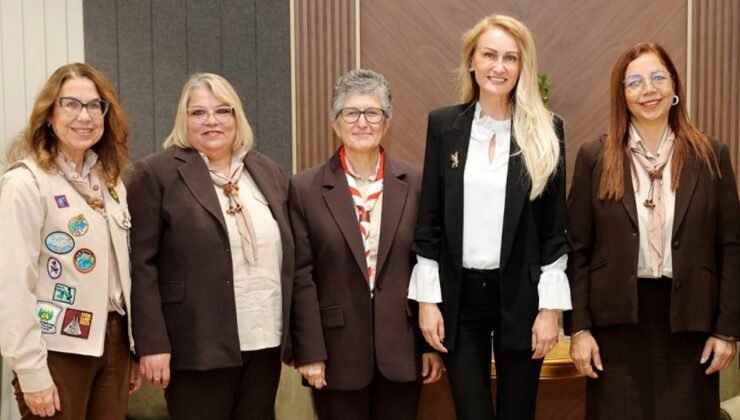 Nilden Bektaş Erhürman, Kıbrıs Türk İzci Örgütü Derneği heyeti ile görüştü