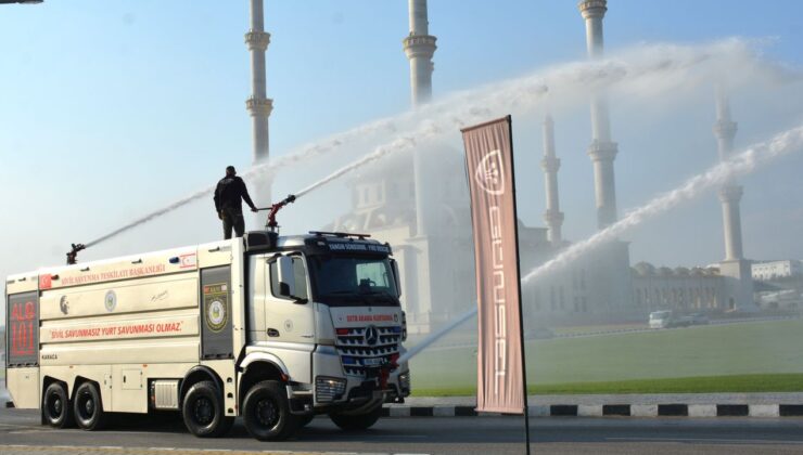 Orman yangınlarıyla mücadelede yerli güç: Yeni nesil itfaiye arazözü “Koca Yusuf” teslim edildi