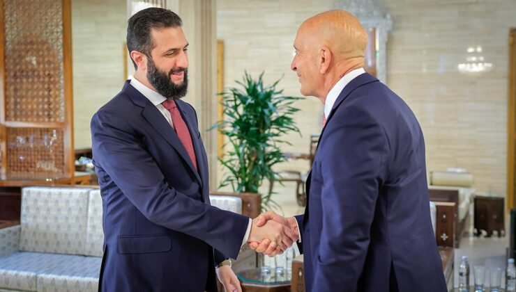 Suriye Cumhurbaşkanı Şara, Tom Barrack ile Şam’da Görüştü