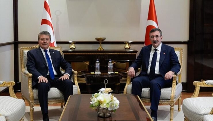 Türkiye Cumhuriyeti Cumhurbaşkanı Yardımcısı Yılmaz, Başbakan Üstel ile görüştü