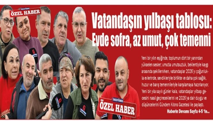 Vatandaşın yılbaşı tablosu: Evde sofra, az umut, çok temenni