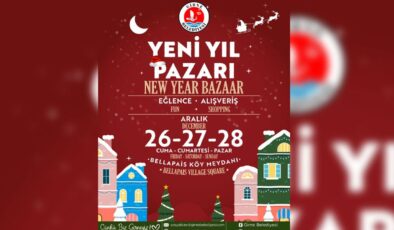 Yeni Yıl Pazarı 26, 27 ve 28 Aralık’ta Bellapais’te kuruluyor