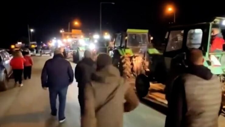 Yunanlı çiftçiler Türkiye sınırını kapattı