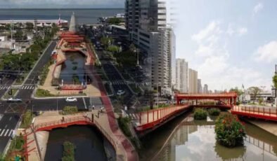 58 milyon dolarlık çılgın proje: Bu caddenin ortasından arabalar değil, nehir geçiyor