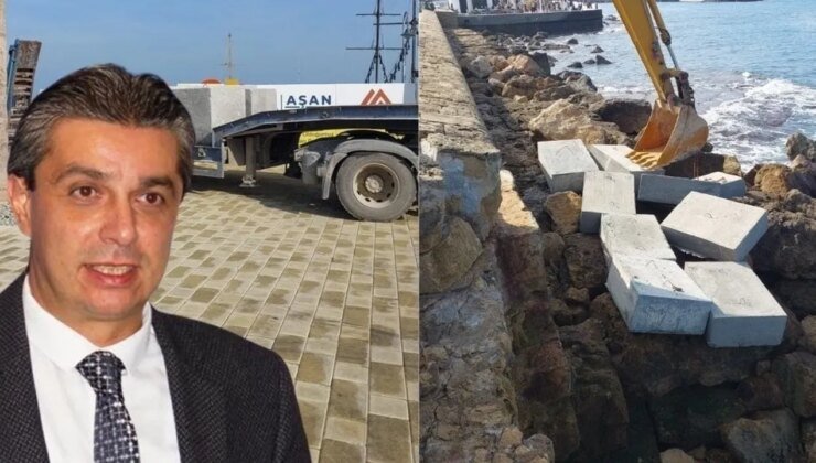 Aktunç: Girne Antik Liman mendireğinde tamirat başladı