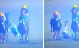 At yarışında korkunç son: Yere düşen jokey feci şekilde can verdi