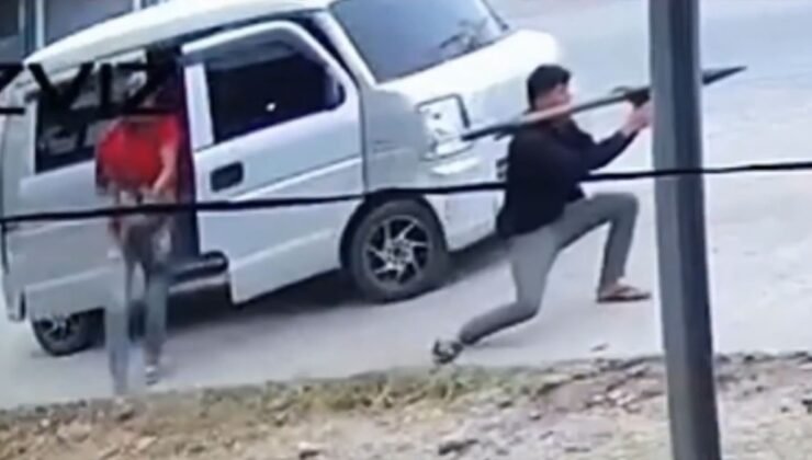 Belediye başkanına aracın içindeyken roket attılar! Burnu bile kanamadı