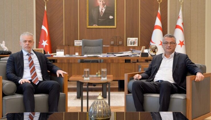 Cumhurbaşkanı Erhürman, Ankara Büyükelçisi Korukoğlu’nu kabul etti