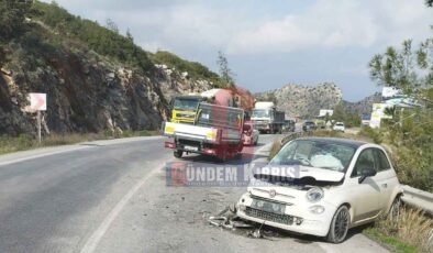 Dağyolu'nda büyük kaza: 3 yaralı