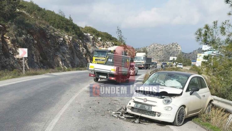 Dağyolu'nda büyük kaza: 3 yaralı