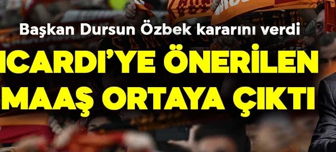 Galatasaray’da Icardi Pazarlığı başladı! Dursun Özbek’in önerdiği maaş ortaya çıktı! 2 transfer bitti gibi