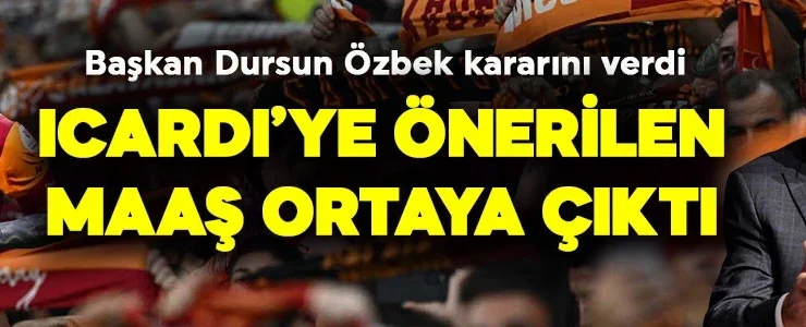 Galatasaray’da Icardi Pazarlığı başladı! Dursun Özbek’in önerdiği maaş ortaya çıktı! 2 transfer bitti gibi