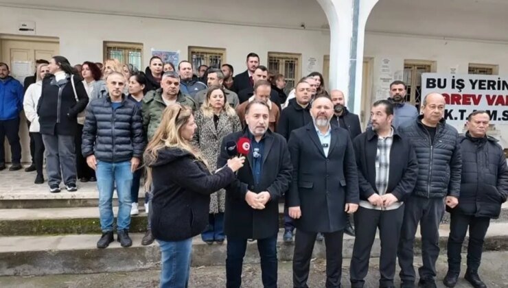 Gazimağusa ile İskele Gelir ve Vergi Dairelerinde tam gün greve gidildi!