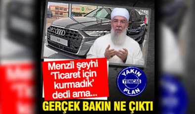 Menzil şeyhi ‘Ticaret için kurmadık’ dedi ama gerçek bakın ne çıktı