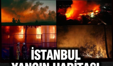 İstanbul’un yangın haritası ortaya çıktı: Her 19 dakikada bir facia: Esenyurt rekortmen: Peki diğer ilçeler?