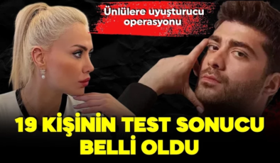Ünlülere uyuşturucu soruşturmasında aralarında Doğukan Güngör’ün de olduğu 14 ismin test sonucu pozitif çıktı!