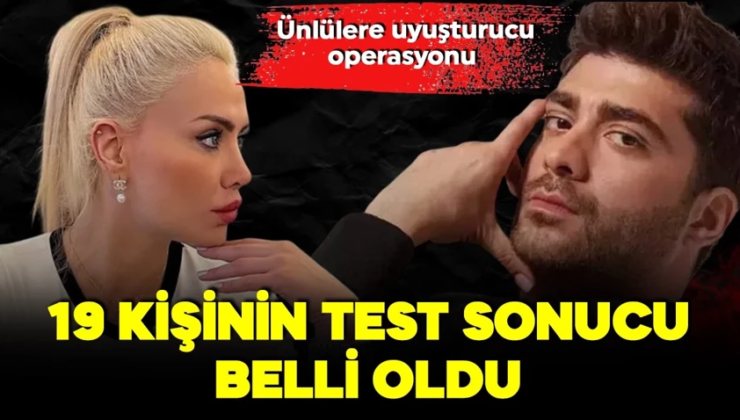 Ünlülere uyuşturucu soruşturmasında aralarında Doğukan Güngör’ün de olduğu 14 ismin test sonucu pozitif çıktı!