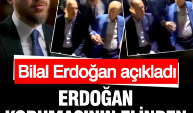 Bilal Erdoğan açıkladı: Erdoğan korumasının elinden neden su içmedi?