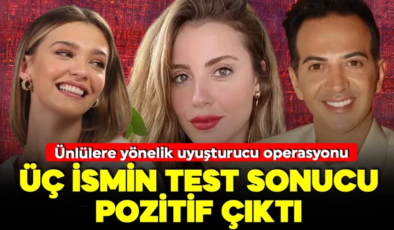 Ünlülerin uyuşturucu testleri sonuçlandı: 3 ismin pozitif çıktı!