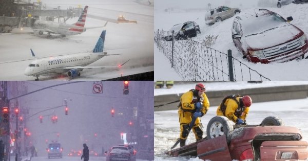 Kar ve fırtına  hayatı felç etti