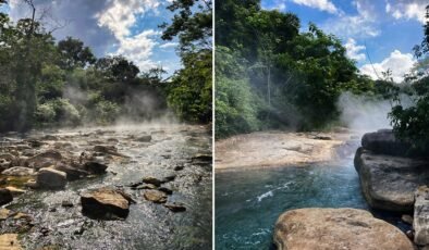 Suya düşen saniyeler içinde haşlanıyor