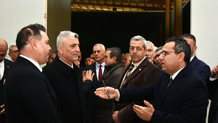 TC Ticaret Bakanı Ömer Bolat, Güzelyurt Soğuk Hava Deposu’nu İnceledi