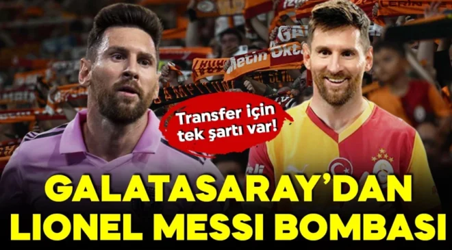 Dünya futbolu bunu konuşuyor! Lionel Messi, Galatasaray’a mı geliyor? Transfer için tek şartı var