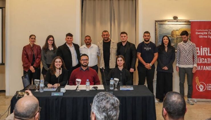 CTP Gençlik Örgütü Girne İlçe Kongresi gerçekleşti: Başkanlığa Öztümen seçildi