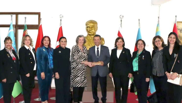 Dışişleri Bakanı Ertuğruloğlu, Inner Wheel heyetini kabul etti