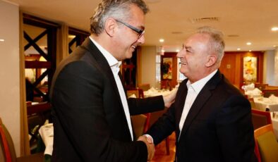 Erhürman, DİSİ eski Başkanıyla bir araya geldi…