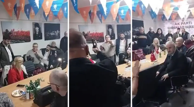AKP toplantısında kavga! Teşkilat başkanı, parti üyesi bir kadını tehdit etti: ‘Basına yansırsa yakarım’