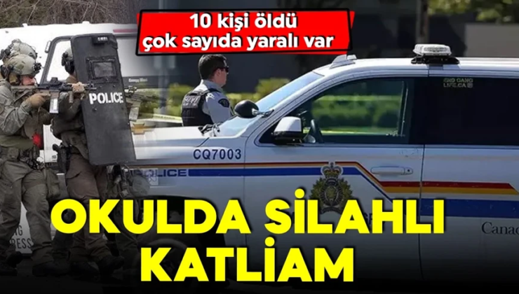 Okulda silahlı saldırı şoku! 10 kişi öldü çok sayıda yaralı var