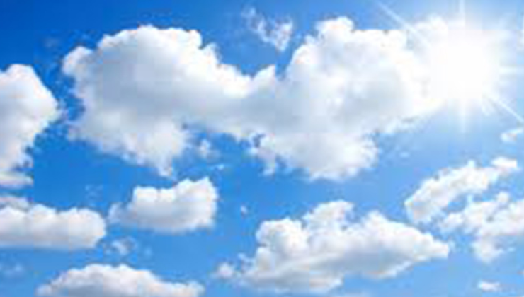 Hava bugün parçalı bulutlu olacak