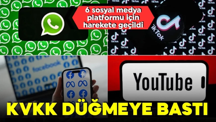 6 sosyal medya platformu için flaş karar! Harekete geçildi